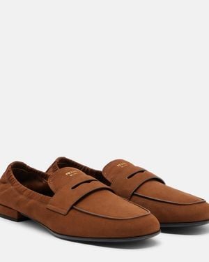 Prada Loafers Aus Leder - Braun