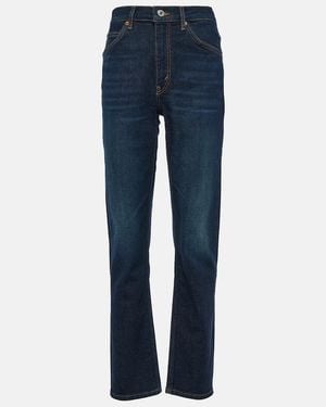 RE/DONE 70S High-Rise Straight Jeans - Blue