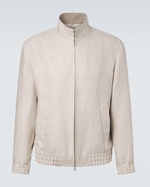 Lardini Jacke Aus Leinen - Natur