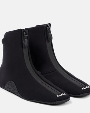Alaïa Neoprene Sneakers - Black