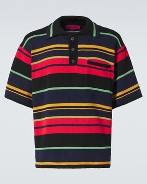 The Elder Statesman Polopullover Scally Aus Einem Baumwollgemisch - Rot