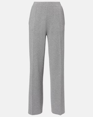 Max Mara Arno High-Rise Joggers - Grey