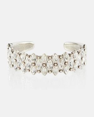 Isabel Marant Armreif Celenia Mit Kristallen - Weiß