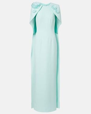 Safiyaa Robe Lennox Aus Crepe - Blau