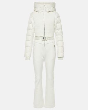 Fusalp Marie Ii Quilted Down Ski Suit - White