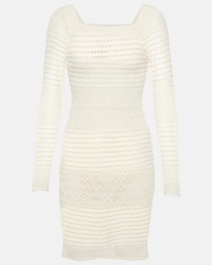 Tom Ford Crochet Minidress - Natural