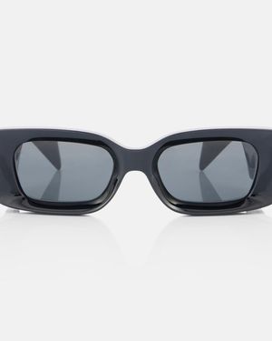 Versace Eckige Sonnenbrille - Blau