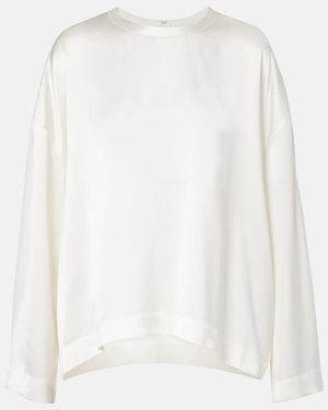 TOTEME Satin Top - White