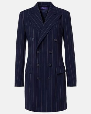 Ralph Lauren Minikleid Aus Wolle - Blau