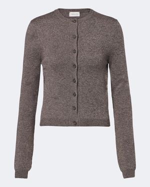 Magda Butrym Cardigan Aus Wolle - Braun