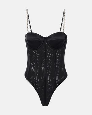 Rebecca Vallance Eclipse Bodysuit - Black