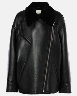 Isabel Marant Adelina Biker Jacket - Black