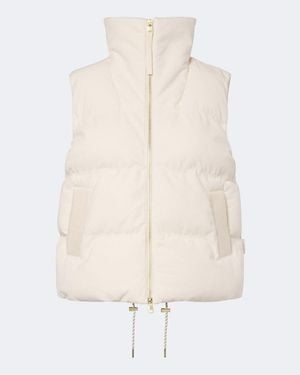 Varley Lilah Corduroy Puffer Vest - Natural