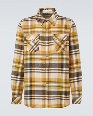 God's True Cashmere Abundance Cashmere Shirt With Tiger Eye - Metallic