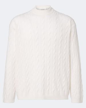 Lisa Yang Pullover Oskar Aus Kaschmir - Weiß