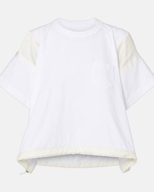 Sacai Cotton T-Shirt - White