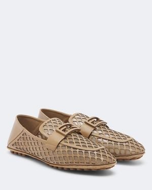 Fendi Mokassins Baguette Aus Leder - Braun