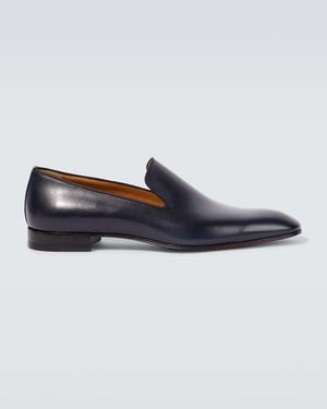 Christian Louboutin Dandelion Leather Loafers - Blue