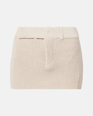 AYA MUSE Minifalda Caeli En Mezcla De Algodon - Neutro