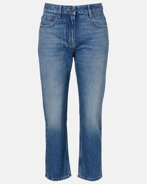 Valentino Jeans Rectos Cropped - Azul