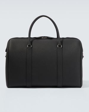The Row Iowa Leather Duffel Bag - Black