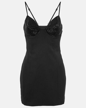 Area Crystal-Embellished Minidress - Black