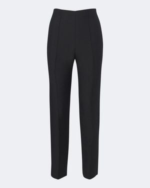 Roland Mouret Pantalon Slim En Laine Et Soie - Bleu
