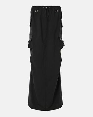 Coperni Cargo Maxi Skirt - Black