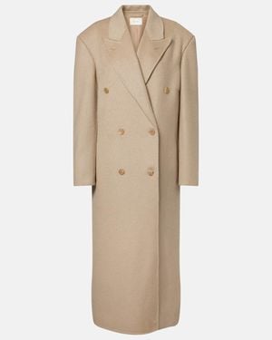 The Row Hariet Cashmere Coat - Natural