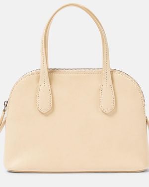 The Row Ingrid Leather Tote Bag - Natural