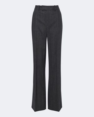 Nili Lotan Etoile Wool And Cashmere Wide-Leg Pants - Gray