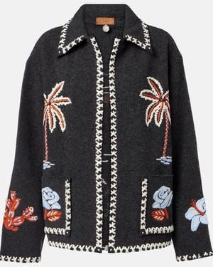 Alanui Remember Me Virgin Wool Jacket - Black