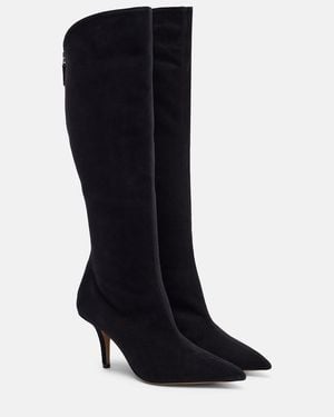 Paris Texas Jessica 75 Suede Knee-High Boots - Black