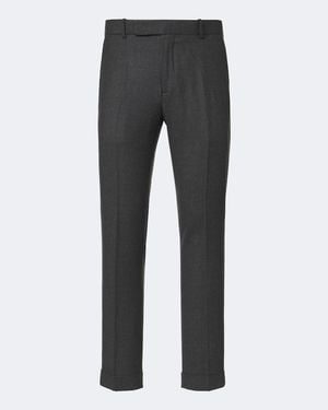 Polo Ralph Lauren Wool-Blend Straight Trousers - Grey