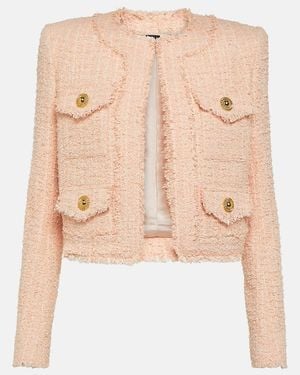Balmain Light Tweed Blazer - Natural