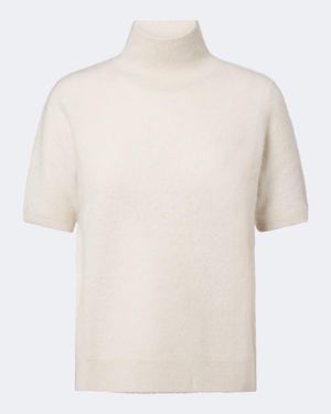 Max Mara Wool Turtleneck Sweater - White