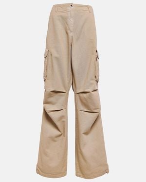Coperni Adjustable Wide-Leg Cargo Pants - Natural