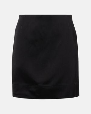 TOTEME Satin Miniskirt - Black