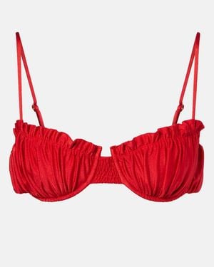 Faithfull the Brand Esterel Bikini Top - Red