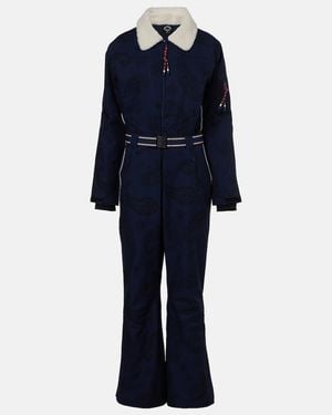 The Upside Paisley Ski Suit - Blue