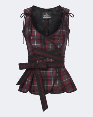 Vivienne Westwood Top Roxy Aus Wolle - Schwarz
