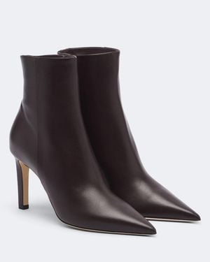 Jimmy Choo Frankie Leather Ankle Boots - Brown