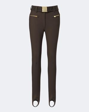 Goldbergh Paris Belted Stirrup Ski Trousers - Grey