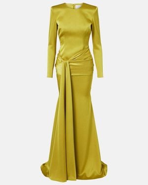 Alex Perry Robe Aus Crepe - Gelb