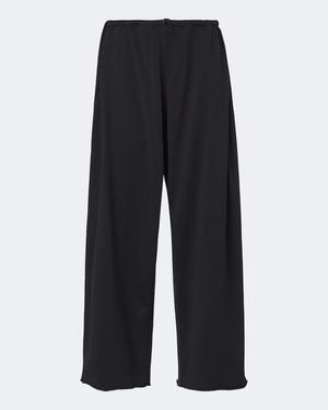 Kiko Kostadinov Veleka Cotton Jersey Wide-Leg Pants - Black