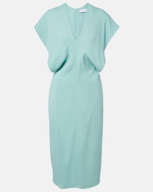 Stella McCartney Draped Midi Dress - Blue