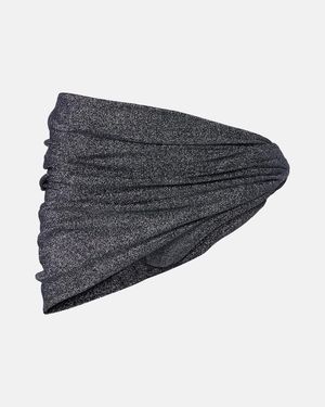 Gucci Gathered Lame Miniskirt - Black