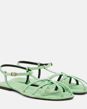 Herbert Levine The Catch Suede Sandals - Green