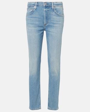 Citizens of Humanity Isola Mid-Rise Slim Jeans - Blue