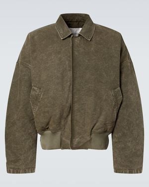 JW Anderson Cotton Bomber Jacket - Green